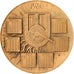 Frankreich, Medaille, Calendrier, Musée de Bavière, Munich, 1980, Bronze