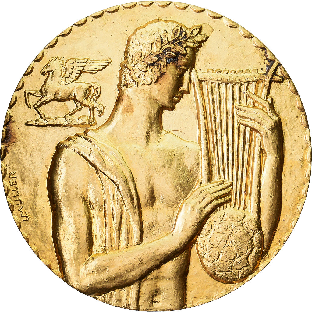Belgio, medaglia, Orphée, Promotion Artistique Belge de la SABAM, Bronzo