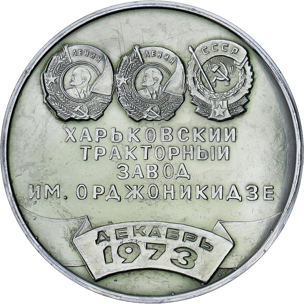 Russia, Medal, Tractor Kirovets 1500000, 1973, Métal, MS(63)
