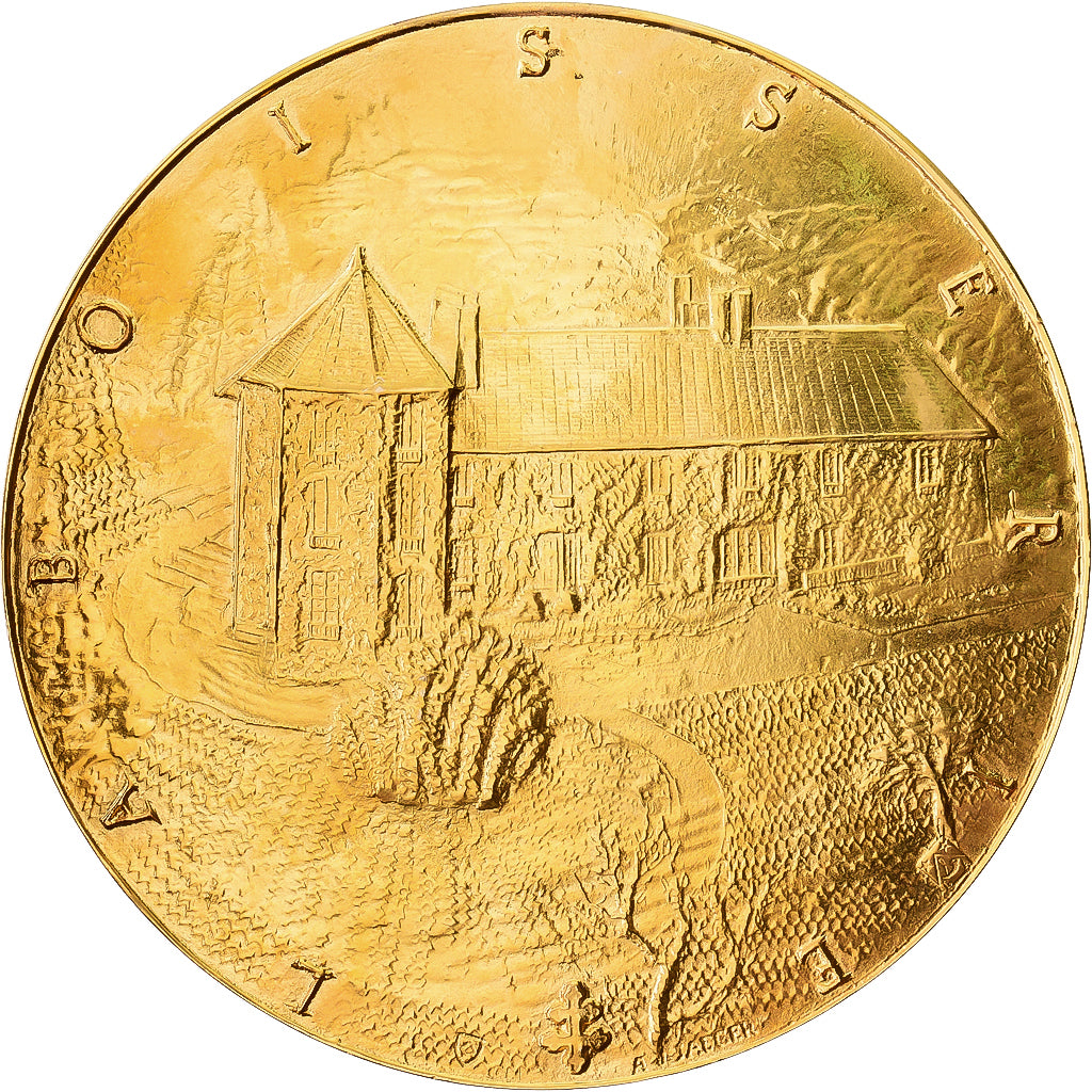 Frankreich, Medaille, Hommage au Général de Gaulle, La Boisserie, Gilt Bronze