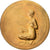 Bélgica, medalha, S.A.B.A.M, Société Belge des Auteurs, Bronze Dourado, De
