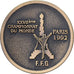 France, Medal, XXVIIème Championnat du monde de Gymnastique, Paris, 1992