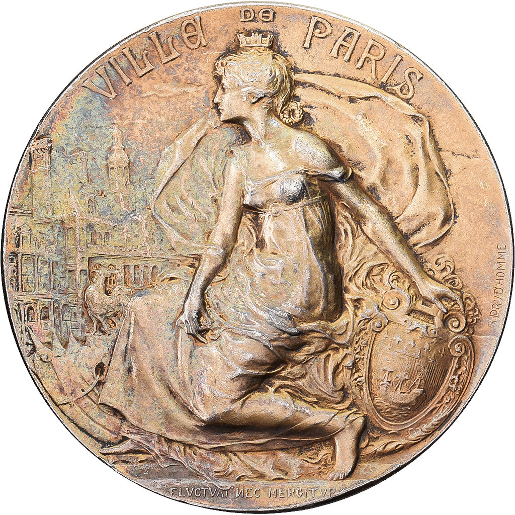 Frankreich, Medaille, Société d'Escrime à l'Epée de Paris, Prix de la Ville
