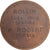 Francia, medaglia, Société d'Escrime à l'Epée de Paris, 1902, Bronzo