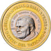 Vatican, Medal, 1 E, Essai-Trial Jean Paul II, 2003, Bi-Metallic, MS(65-70)
