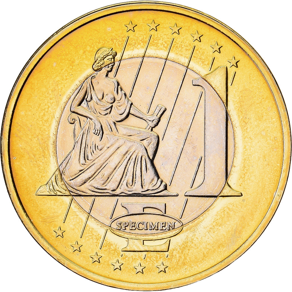 Vatican, Medal, 1 E, Essai-Trial Jean Paul II, 2003, Bi-Metallic, MS(65-70)