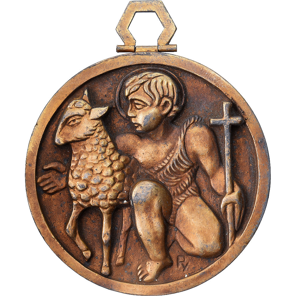 France, Medal, Saint Jean-Baptiste, Bronze, EF(40-45)