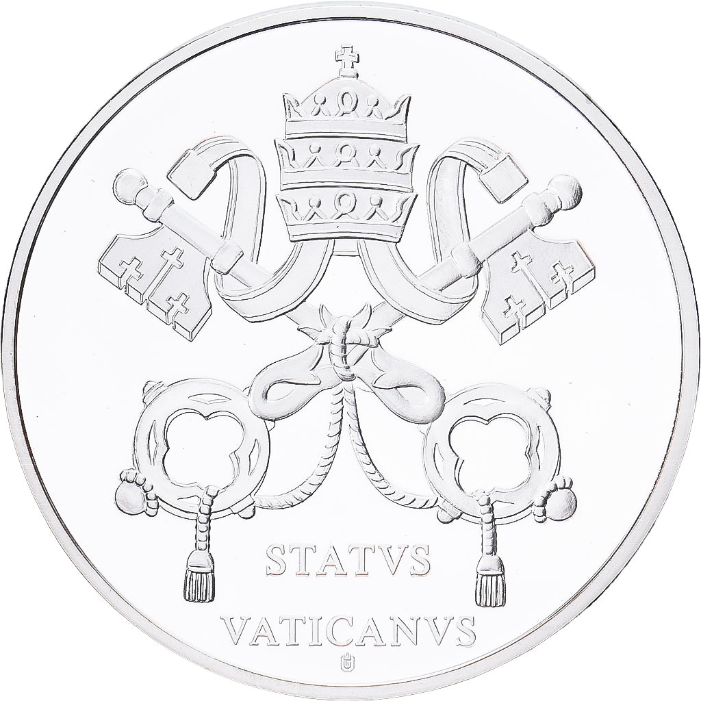 CITTÀ DEL VATICANO, medaglia, Le Pape Benoit XVI, 2005, Copper Plated Silver