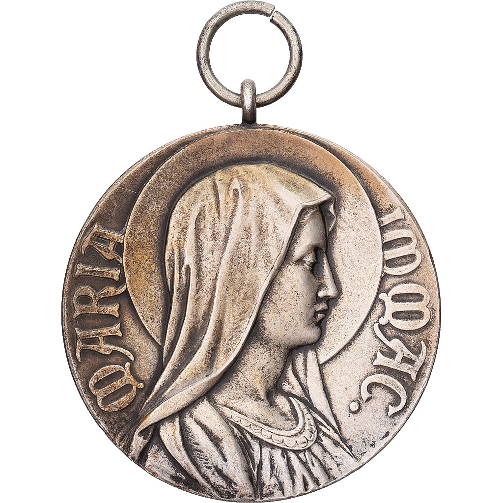 Vatican, Medal, Pie X, Marie, Silvered bronze, Kissing, AU(50-53)