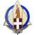 Frankreich, Medaille, Ecole de Ski, Chamonix, 1ère Etoile, Métal, Augis, SS