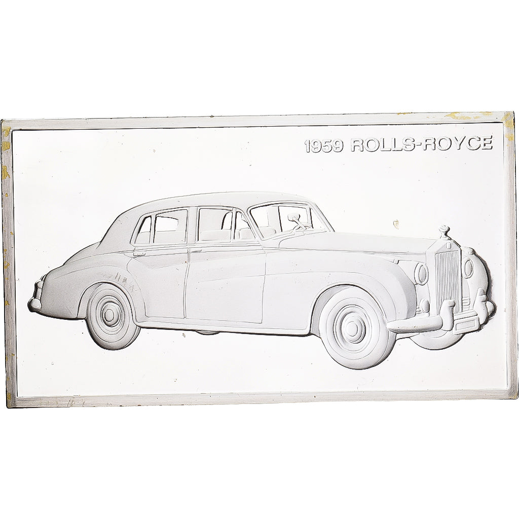 Frankrijk, Lingotin, Célèbres Automobiles du Monde, Zilver, ROLLS ROYCE 1959