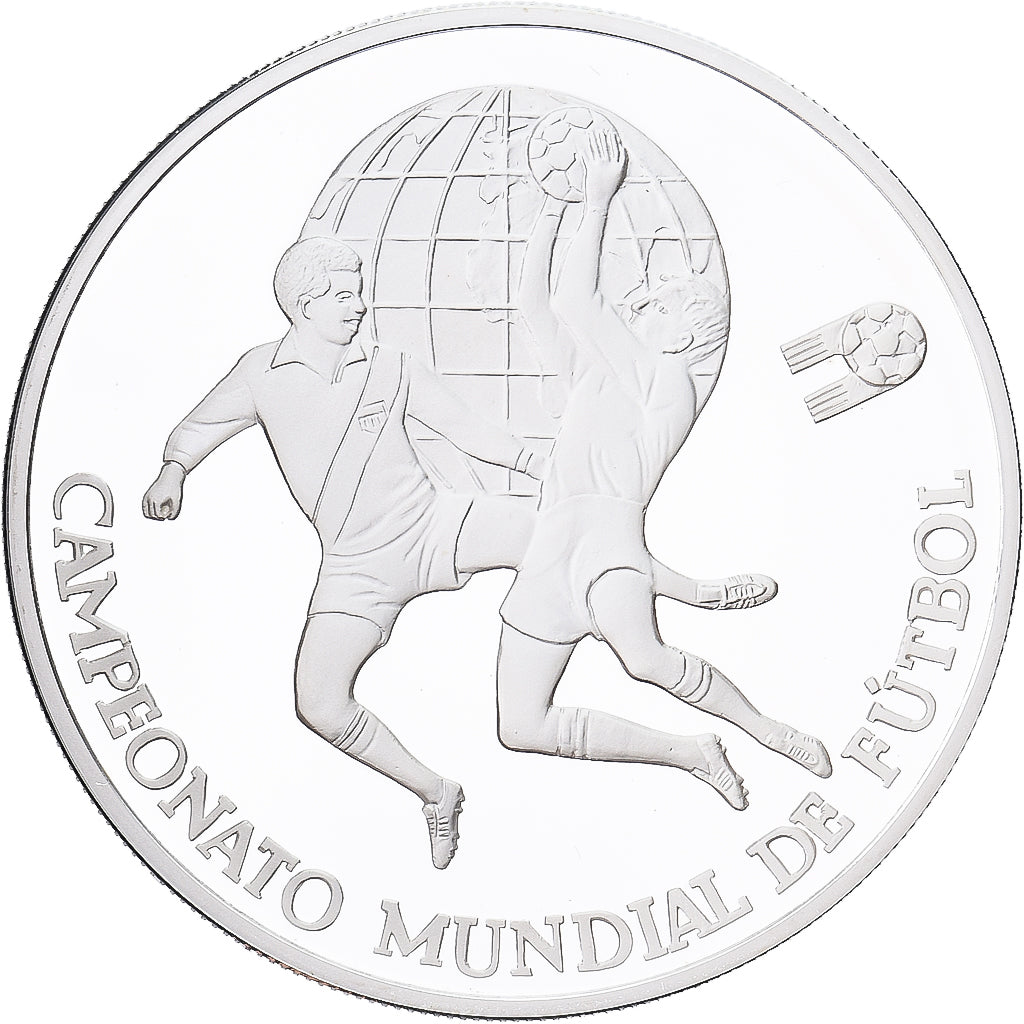 Peru, 5000 Soles, Campeonato Mundial de Futbol, 1982, Lima, Silver, MS(64)