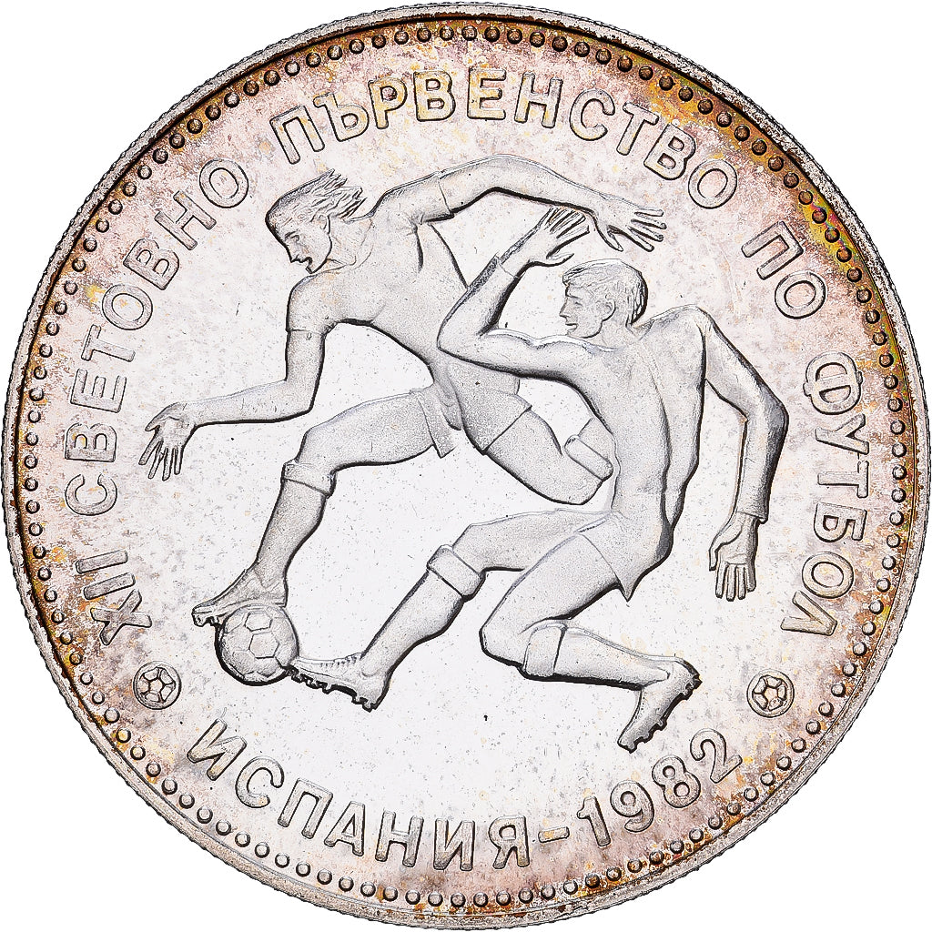 Bulgarien, 10 Leva, 1982, PP, Silber, VZ, KM:144