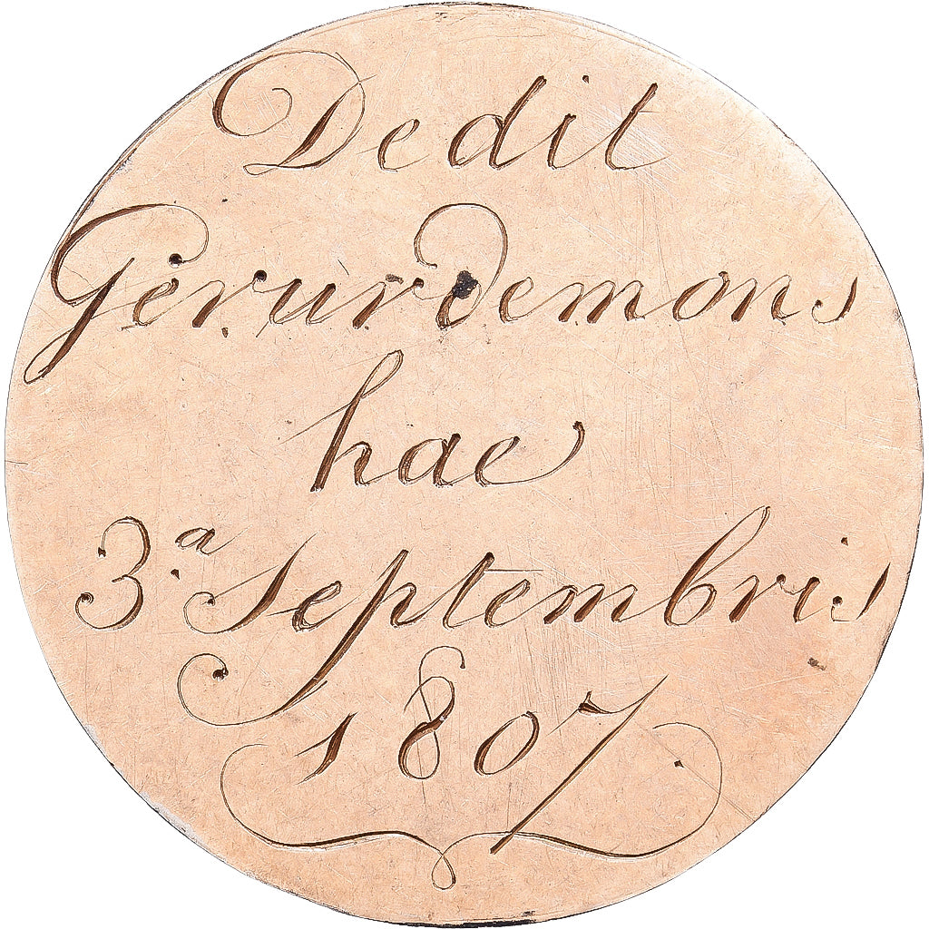 Francia, medaglia, Sub Imperatore Napoleone Magno, 1807, Oro, BB