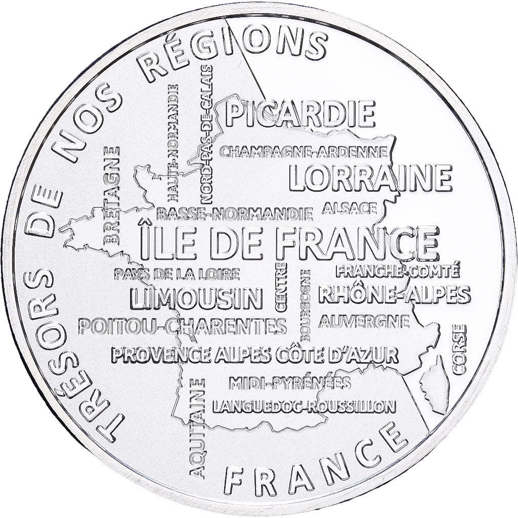France, Medal, Nos Régions, Bretagne, Silver, MS(65-70)