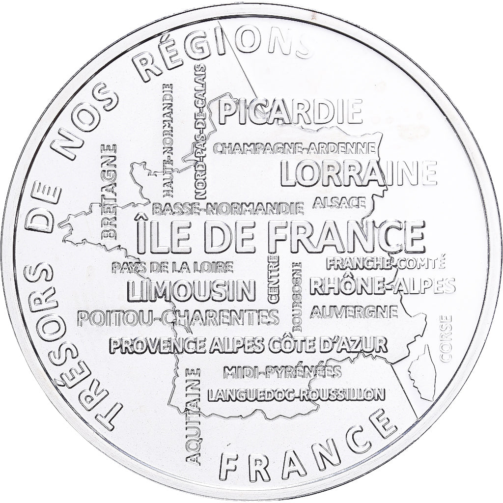 France, Medal, Région Champagne Ardennes, Silver, MS(65-70)