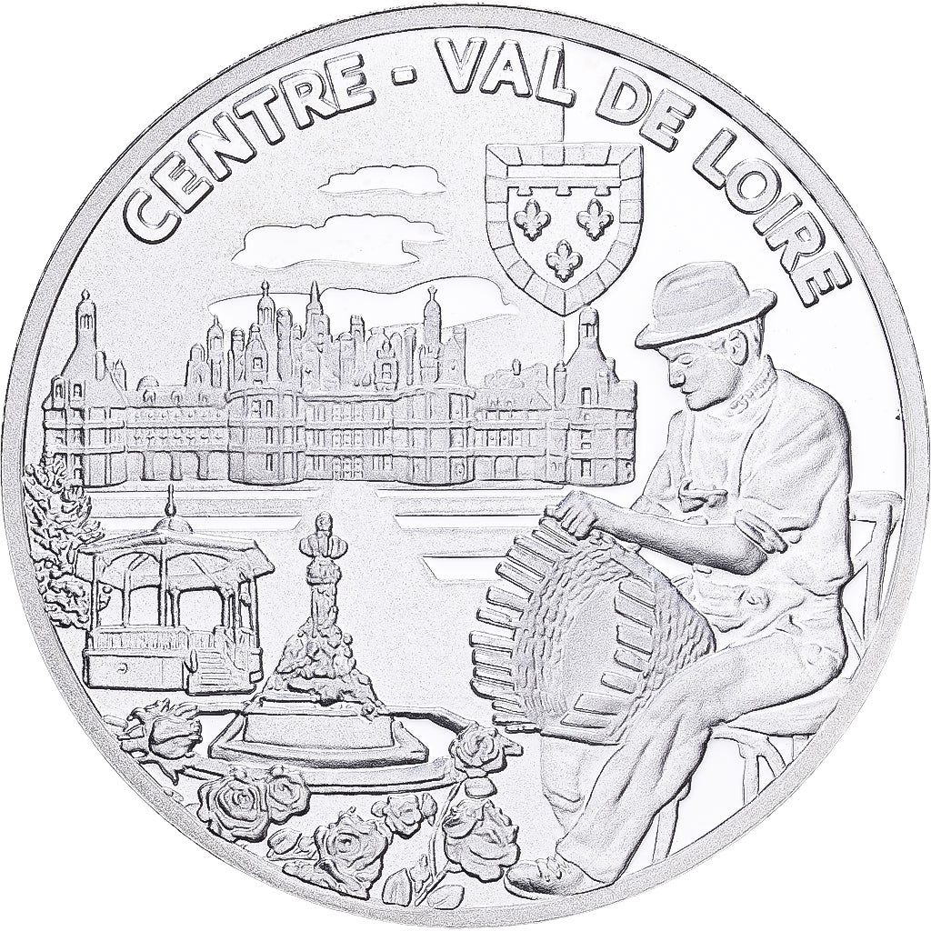 Frankreich, Medaille, Régions de France, Centre-Val de Loire, Silber, STGL