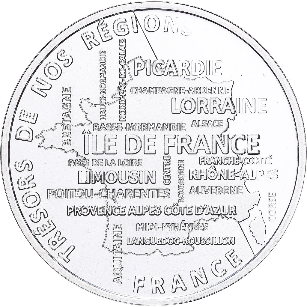 Frankreich, Medaille, Régions de France, Centre-Val de Loire, Silber, STGL