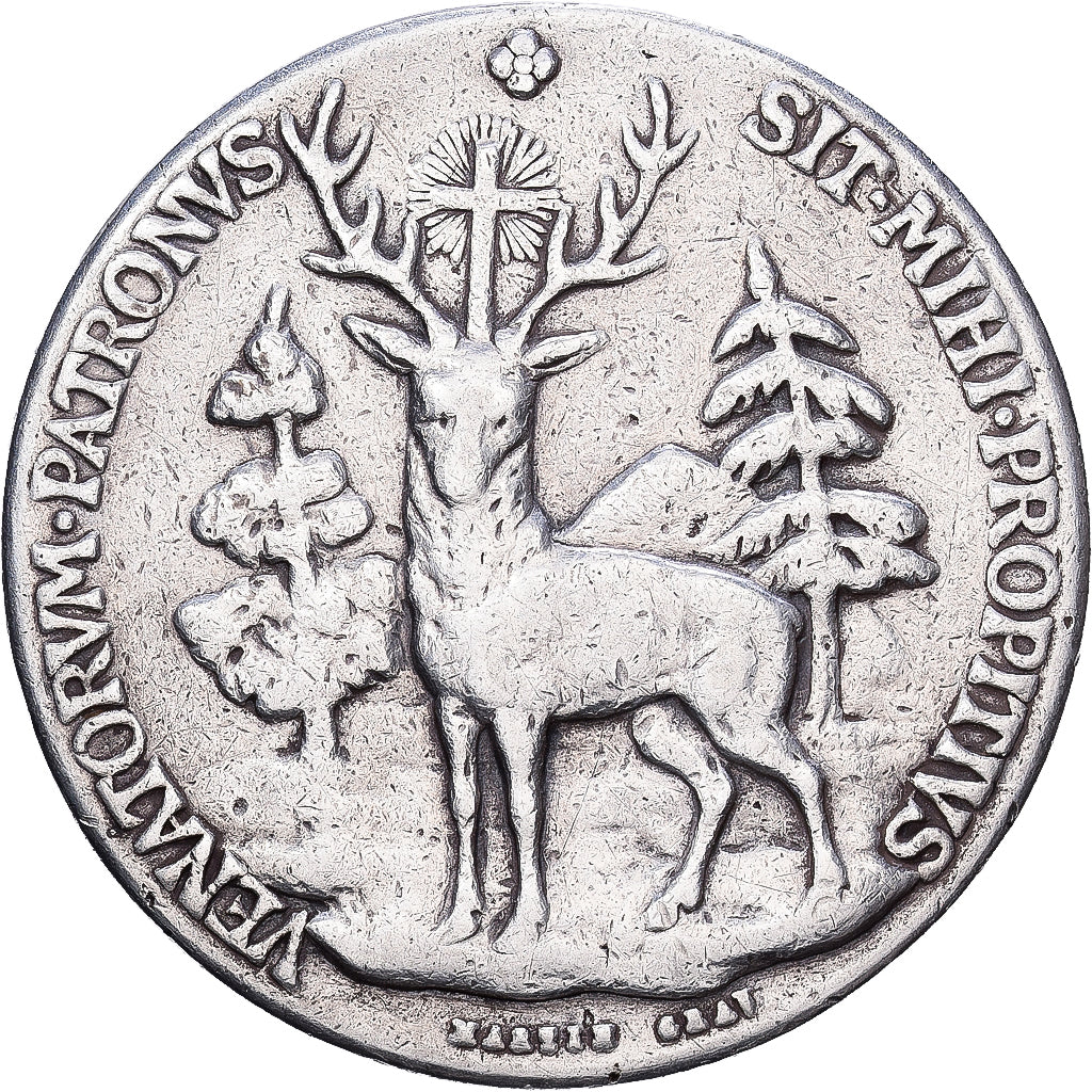 France, Medal, Saint Hubert, Silver, EF(40-45)