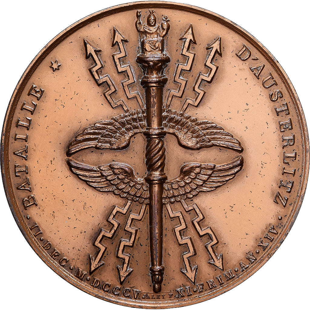 France, Medal, Napoléon Ier, Bataille d'Austerlitz, 1966, Bronze, Restrike