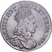 France, Medal, Reproduction, Liard de France, Louis XIV, 1987, Silver Plated