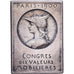 Frankreich, Medaille, Congrès des valeurs mobilières, 1900, Silber, O.Roty, SS