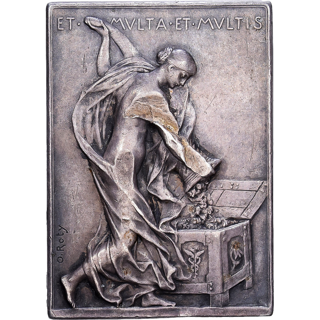 Frankreich, Medaille, Congrès des valeurs mobilières, 1900, Silber, O.Roty, SS