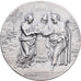 Frankreich, Medaille, Noces, Mariage, Religion, 1919, Silber, Chalin, UNZ