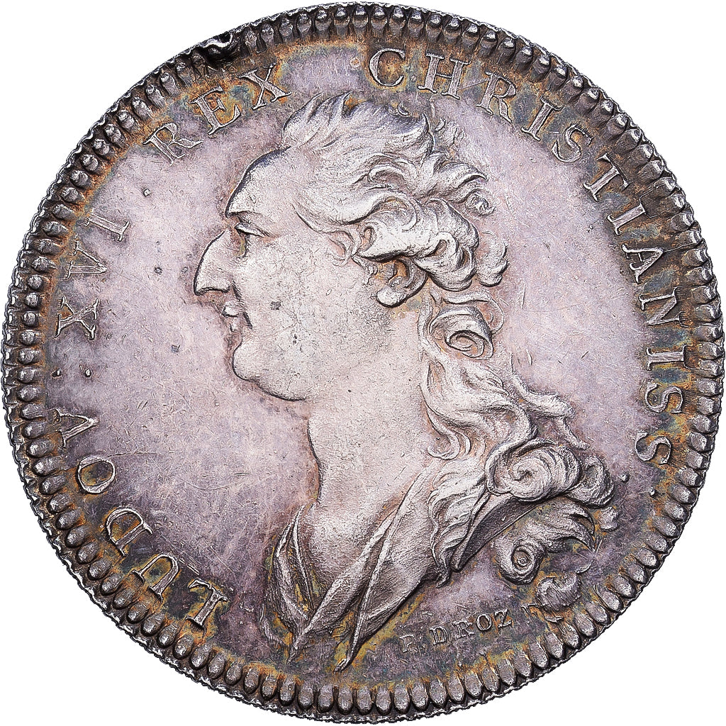 France, Token, Louis XVI, Conseillers du Roi et Notaires, Droz, AU(55-58)