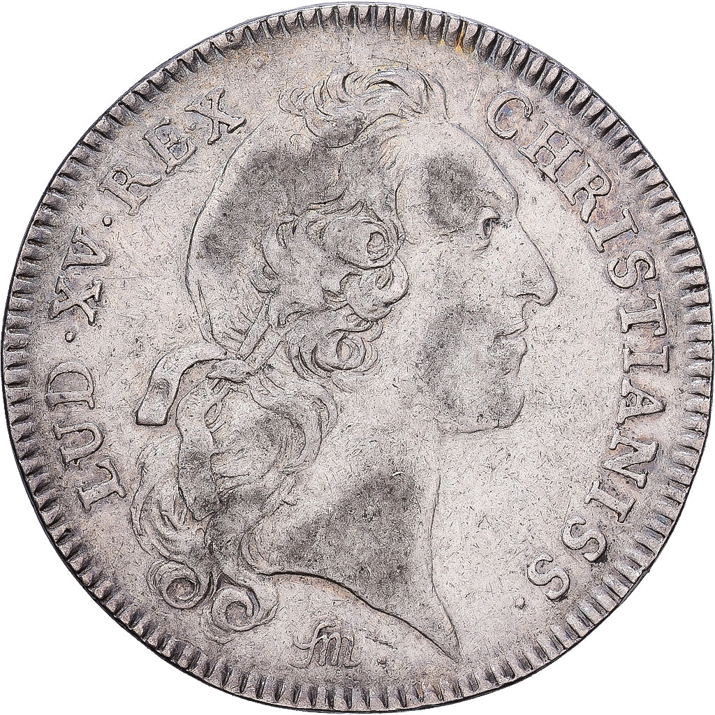 Francja, Token, Louis XV, Trésor Royal, 1747, Srebro, EF(40-45), Feuardent:2071