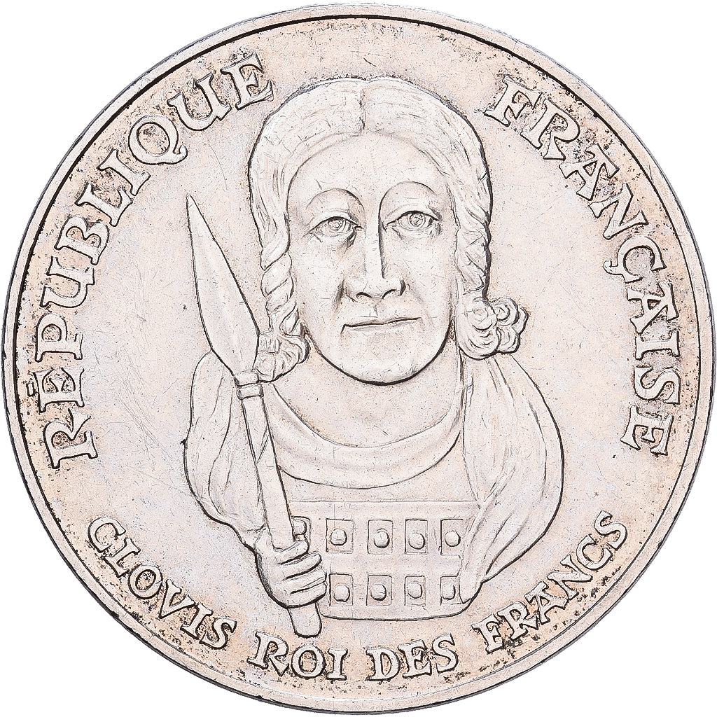 France, 100 Francs, Clovis, 1996, Argent, SUP, Gadoury:953, KM:1180