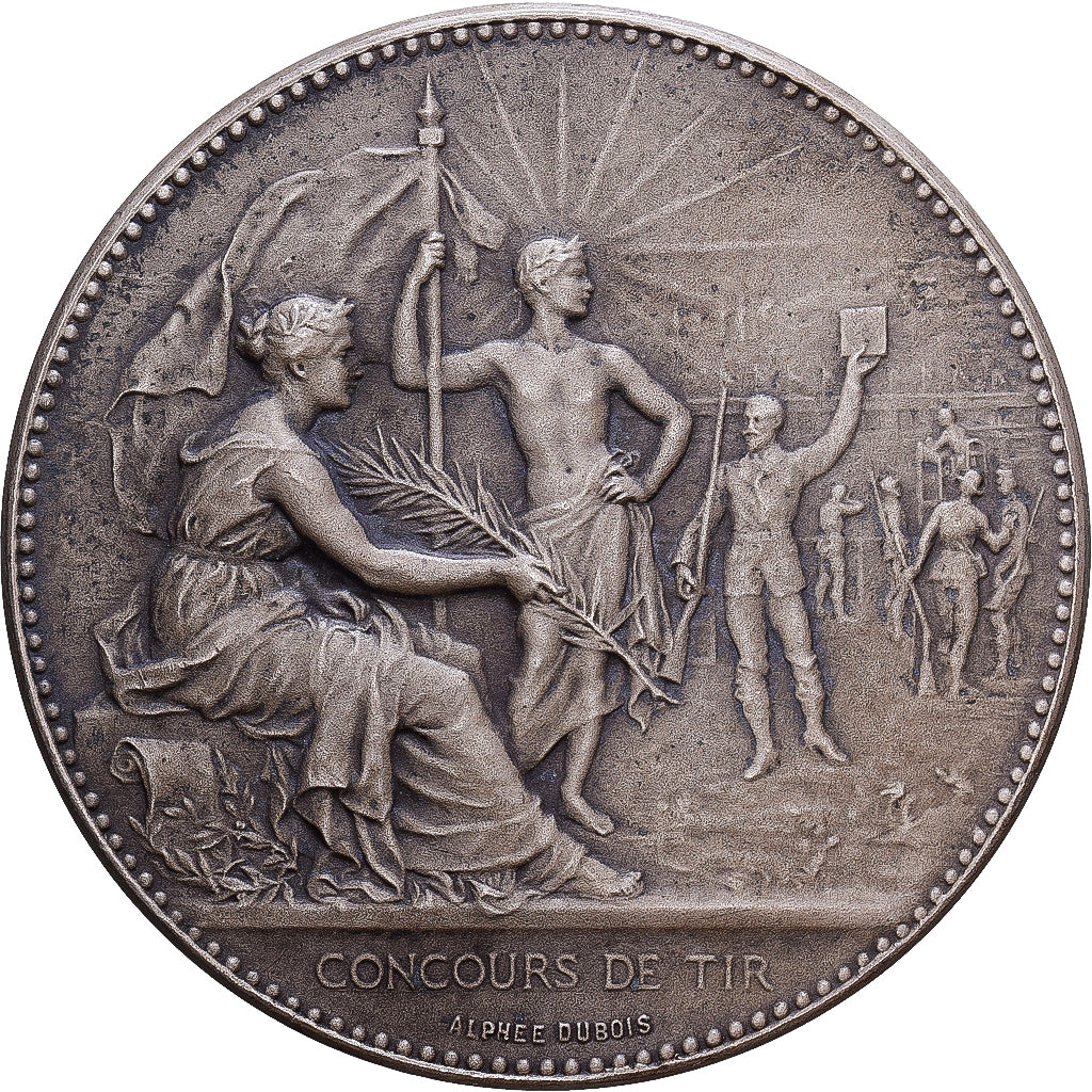 Francia, medalla, Concours de Tir, Offert par M. Limouzain-Laplanche, Sénateur