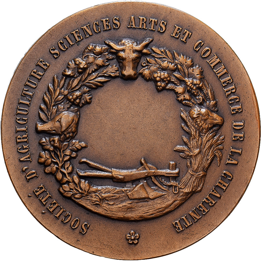 France, Medal, Société d'Agriculture de la Charente, Bronze, MS(63)