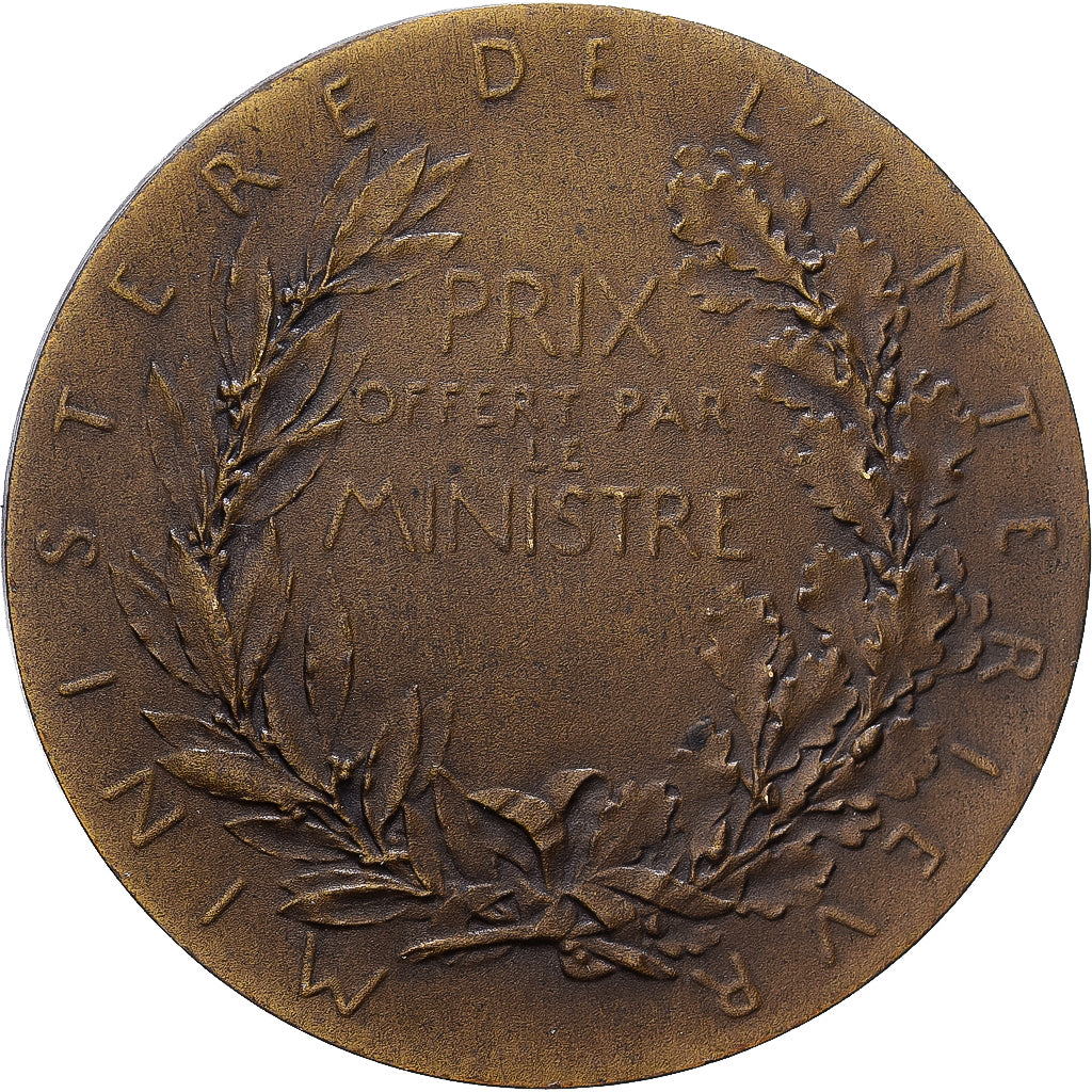 Frankreich, Medaille, Prix Offert par le Ministre de la Guerre, Kupfer, O.Roty