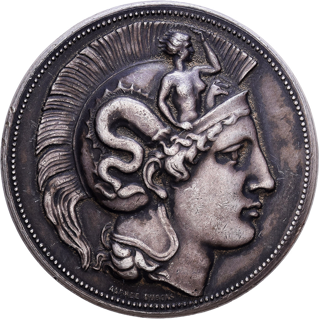 Francia, medalla, Université de France, Commission Centrale des Bibliothèques