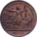 França, medalha, Siège de Paris, 1870-1871, Cobre, EF(40-45)