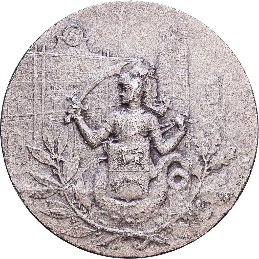 Francia, ficha, Banques, Caisse d'Epargne de Dunkerque, Argento, Dubois.H, BB+