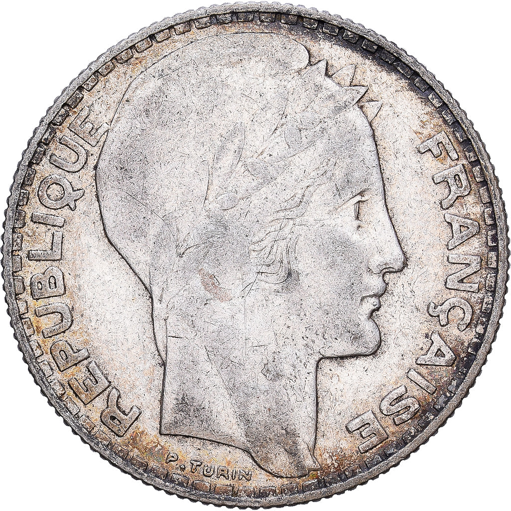 Moneta, Francja, Turin, 10 Francs, 1934, Paris, EF(40-45), Srebro, KM:878