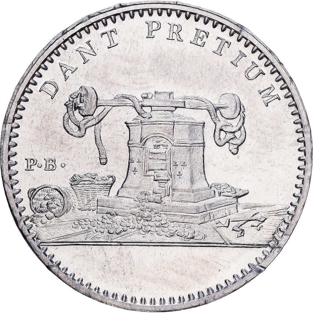 Francja, Token, Cour des Monnaies de Paris, Ajusteurs de la Monnoye, Brązal