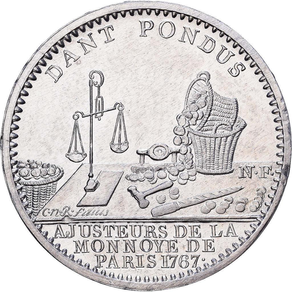 Francia, zeton, Cour des Monnaies de Paris, Ajusteurs de la Monnoye
