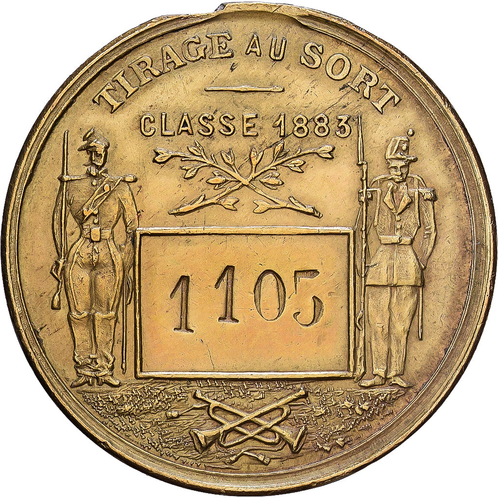 França, medalha, Troisième République, Souvenir du Tirage au Sort, Classe