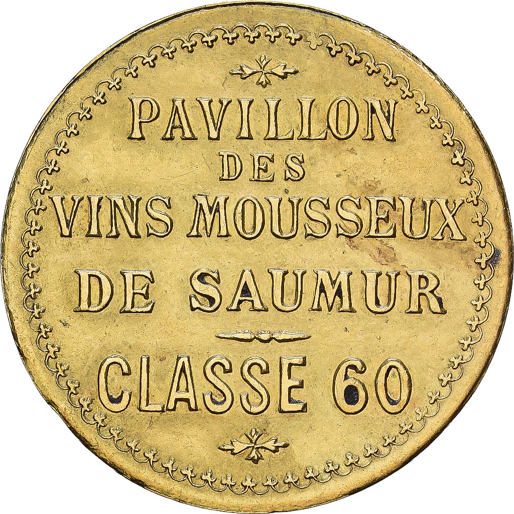 Frankrijk, Token, Pavillon des Vins Mousseux de Saumur, Tin, ZF+