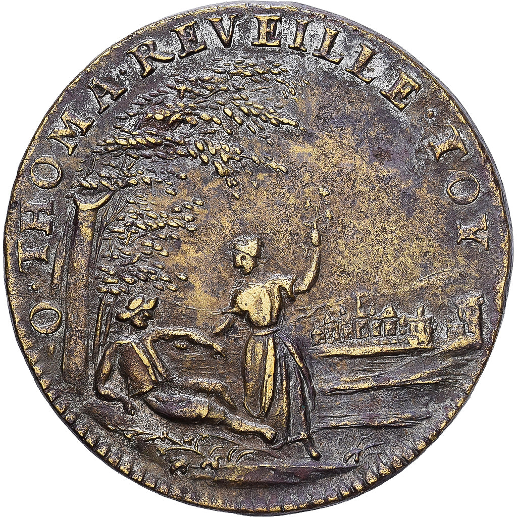 Países Baixos, Token, Jeton de Racoleur, Latão, VF(30-35)