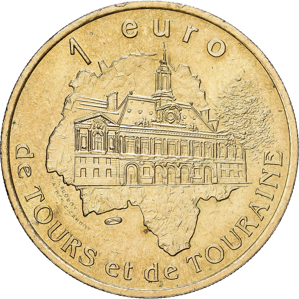 France, Euro, Château Renault, Tours et Touraine, 1997, TTB