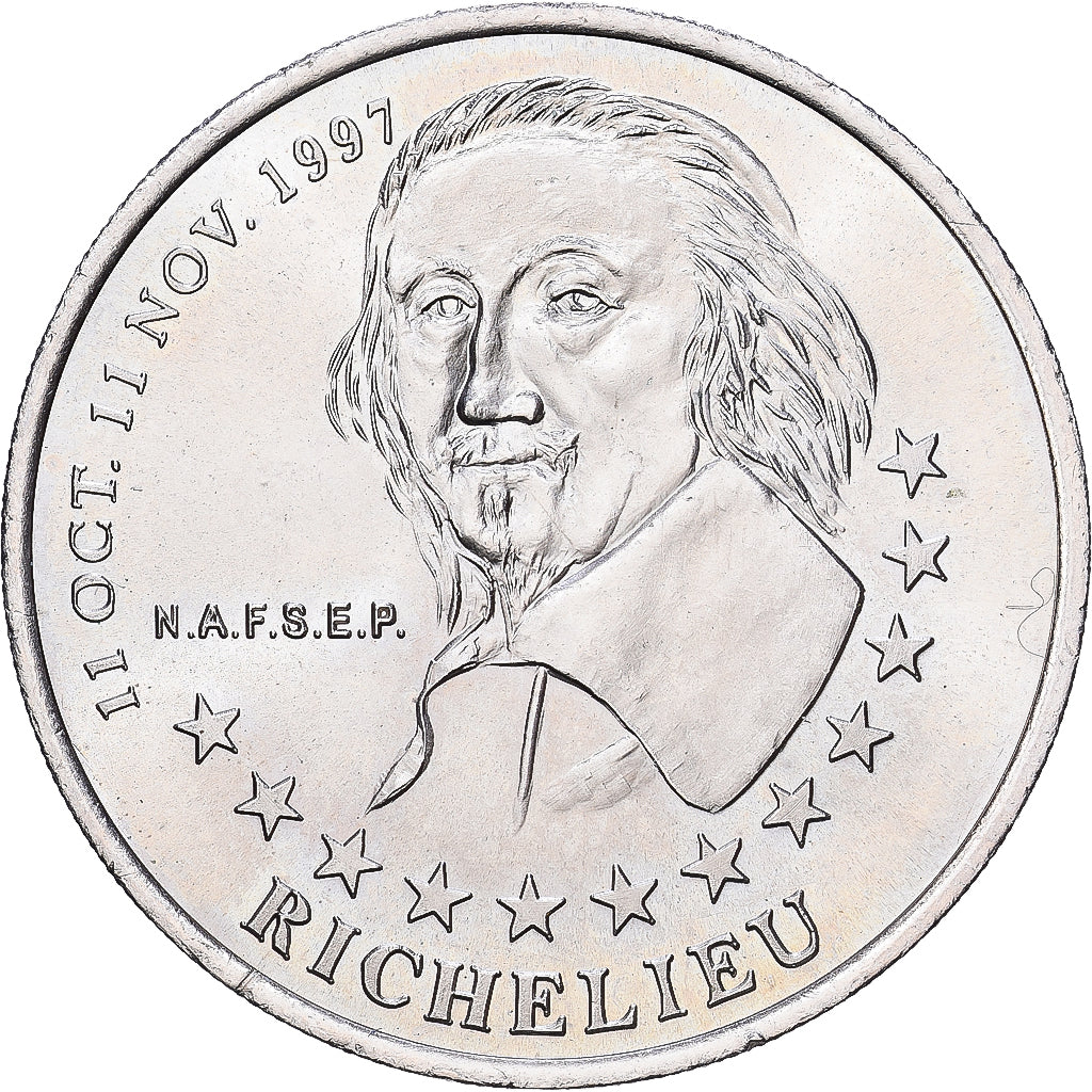 Frankreich, 2 Euro, Euro des Villes, 1997, Tours et de Touraine - Richelieu, VZ