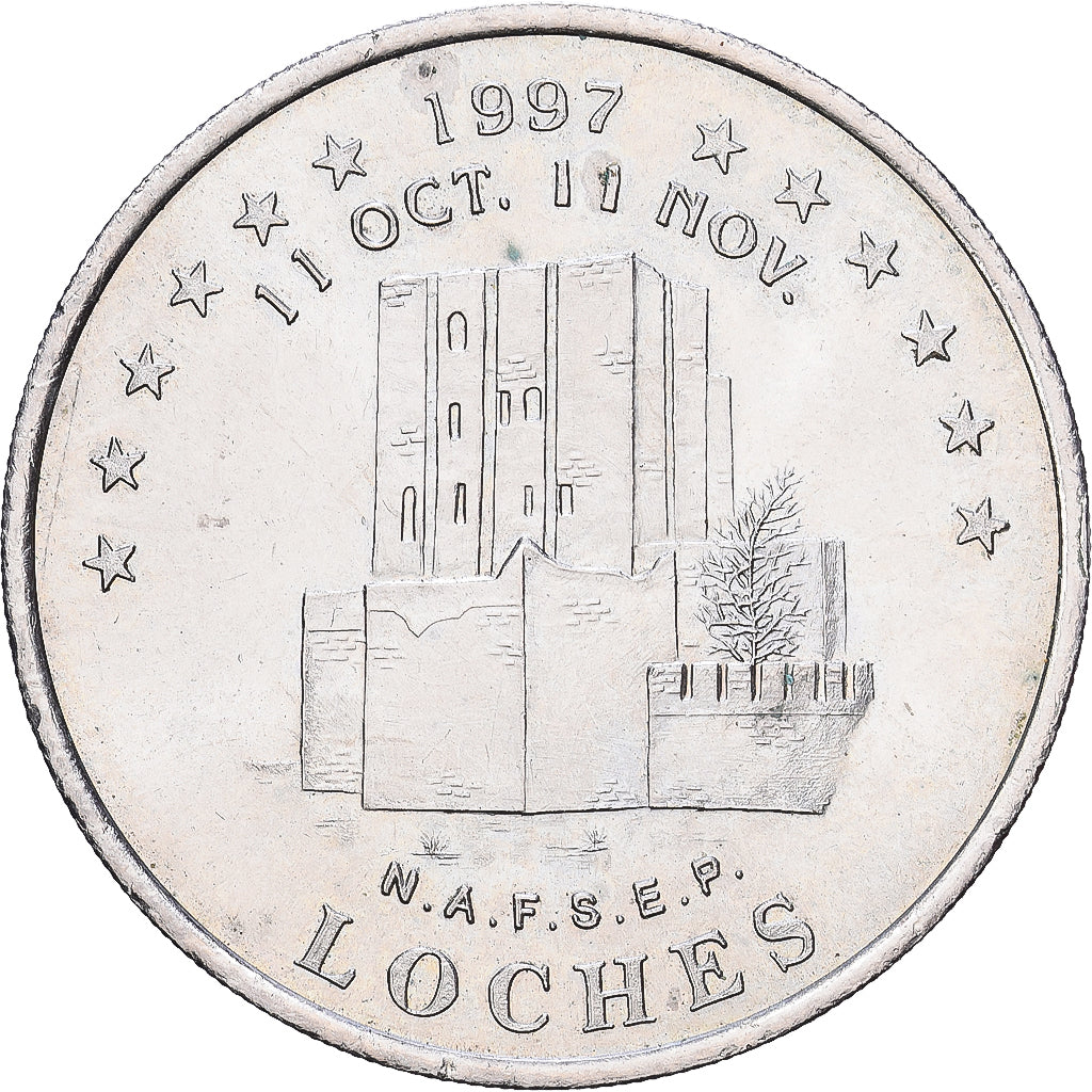 Frankreich, 2 Euro, Euro des Villes, 1997, Tours et de Touraine - Loches, SS+