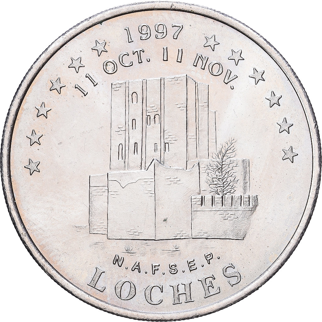 France, 2 Euro, Euro des Villes, 1997, SUP, Tours et de Touraine - Loches