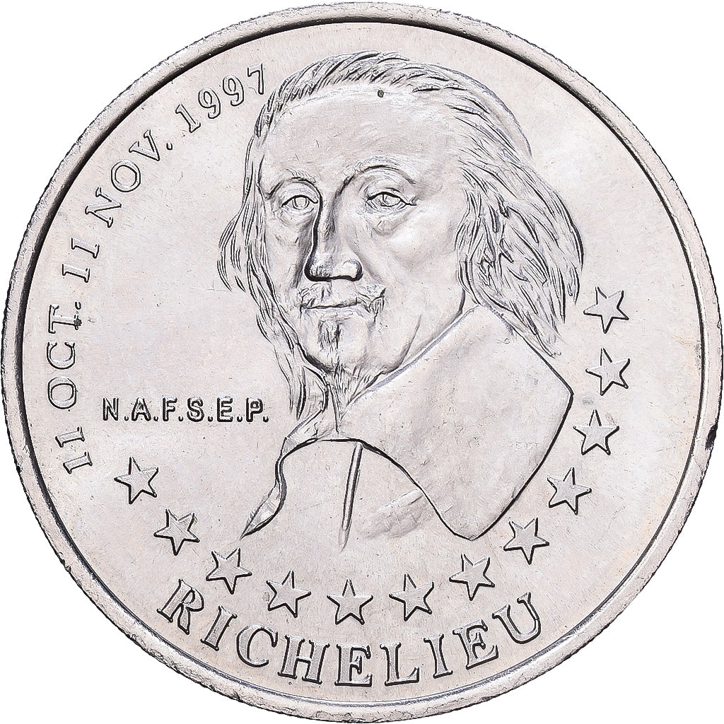 Francja, 2 Euro, Euro des Villes, 1997, ND, Tours et de Touraine - Richelieu