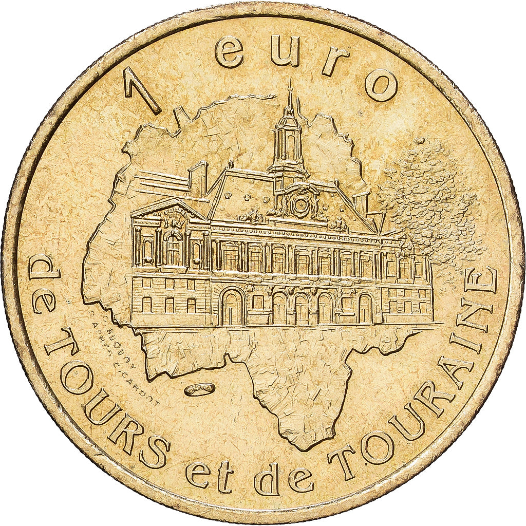 Francja, Euro, Tours et de Touraine, 1997, ND, EF(40-45)