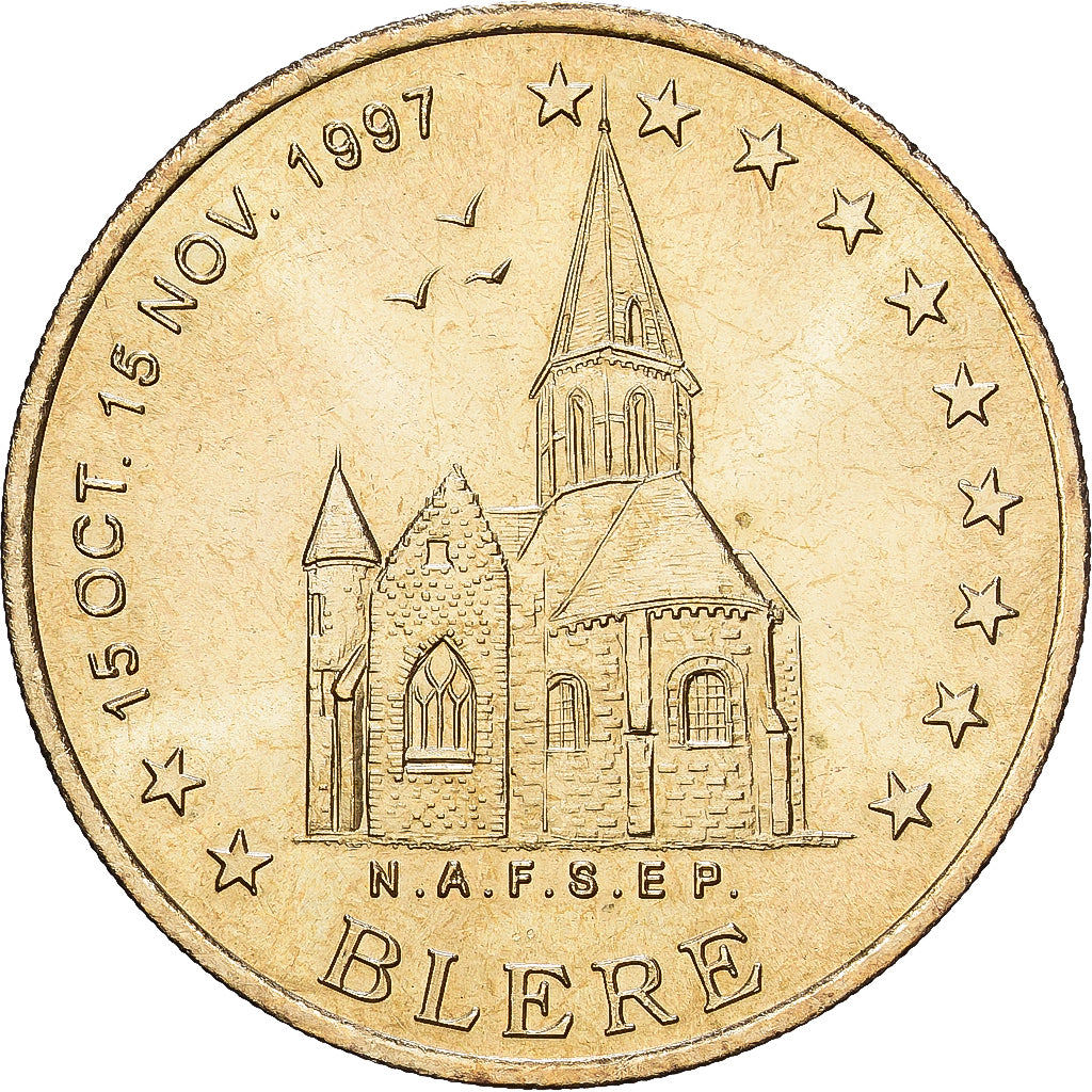 Francia, Euro, Tours et de Touraine - Bléré, 1997, Sin información, EBC
